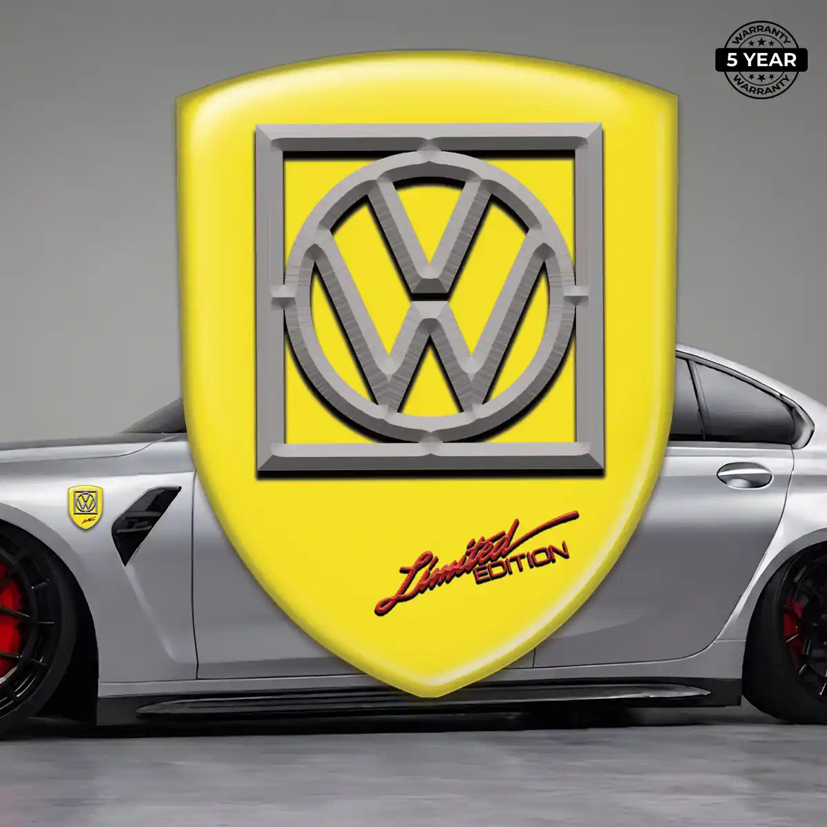 VW 3D Logo Sticker Prime Quality