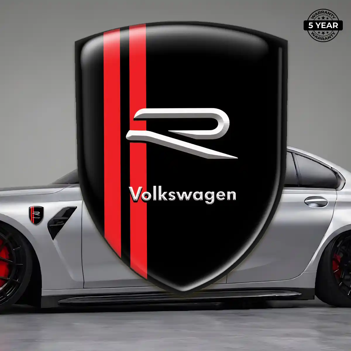 VW Automotive Emblem Sticker Prime Quality
