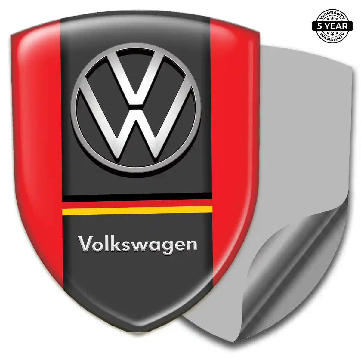 VW Automotive Emblem Sticker Superior Craft