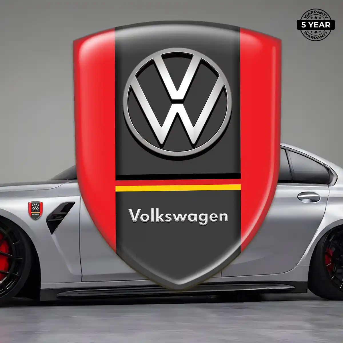 VW Automotive Emblem Sticker Superior Craft