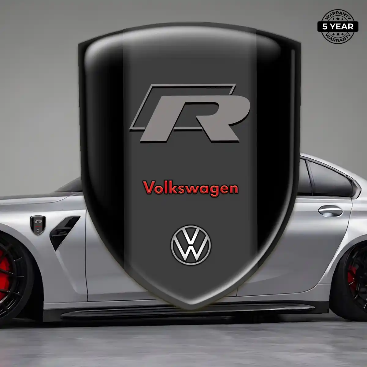 VW Automotive Logo Sticker Prime Quality