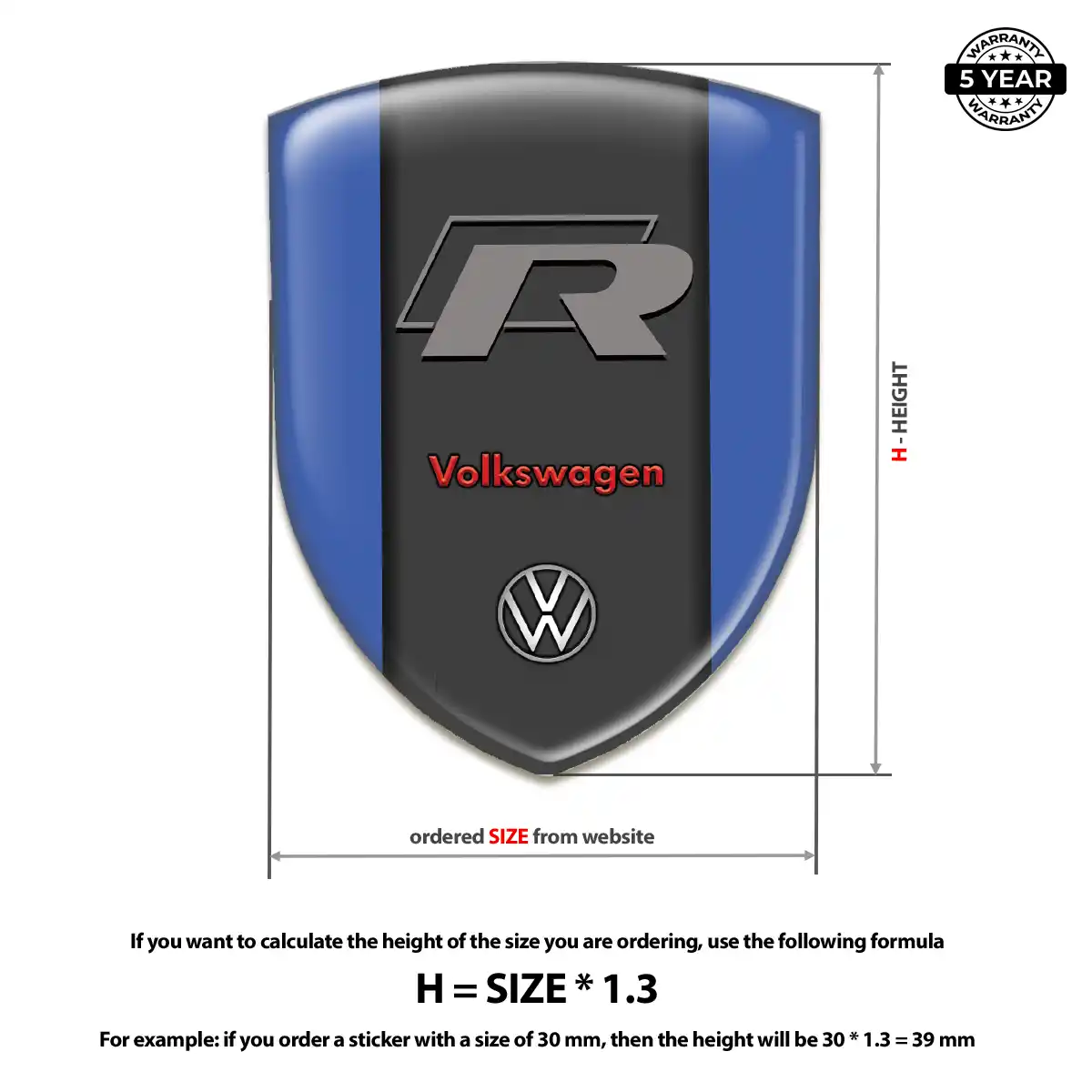 VW Badge Prime Quality