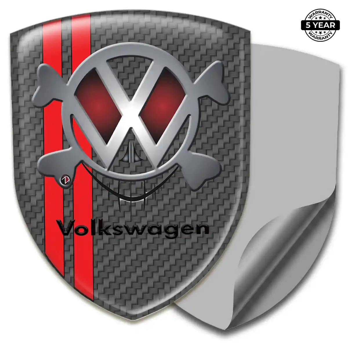 VW Badge Sleek Style
