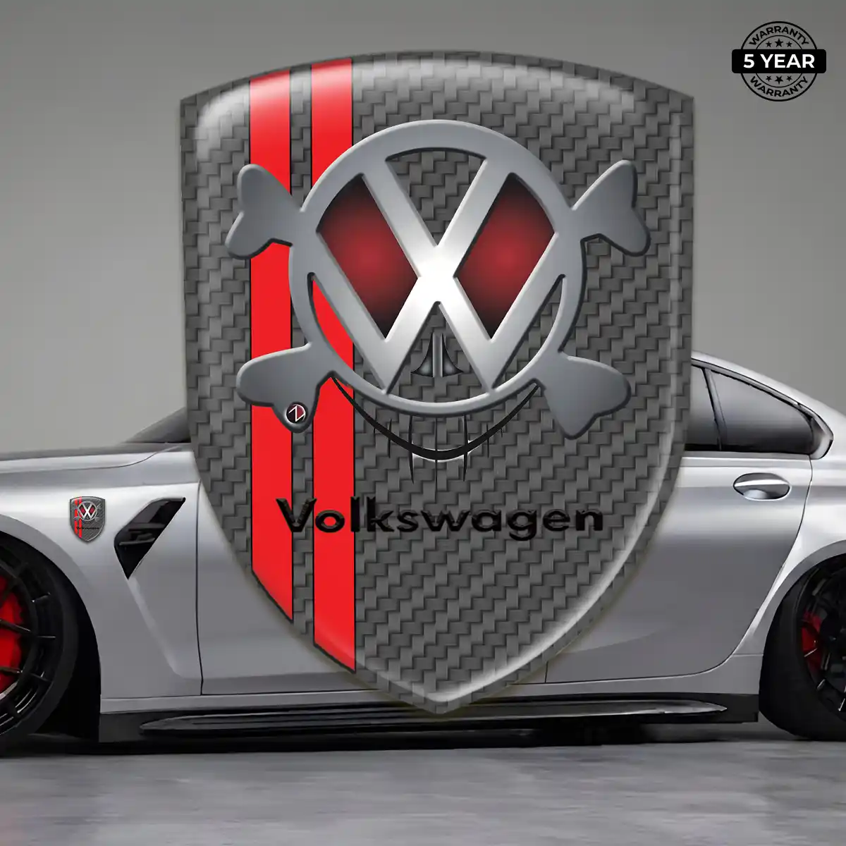 VW Badge Sleek Style