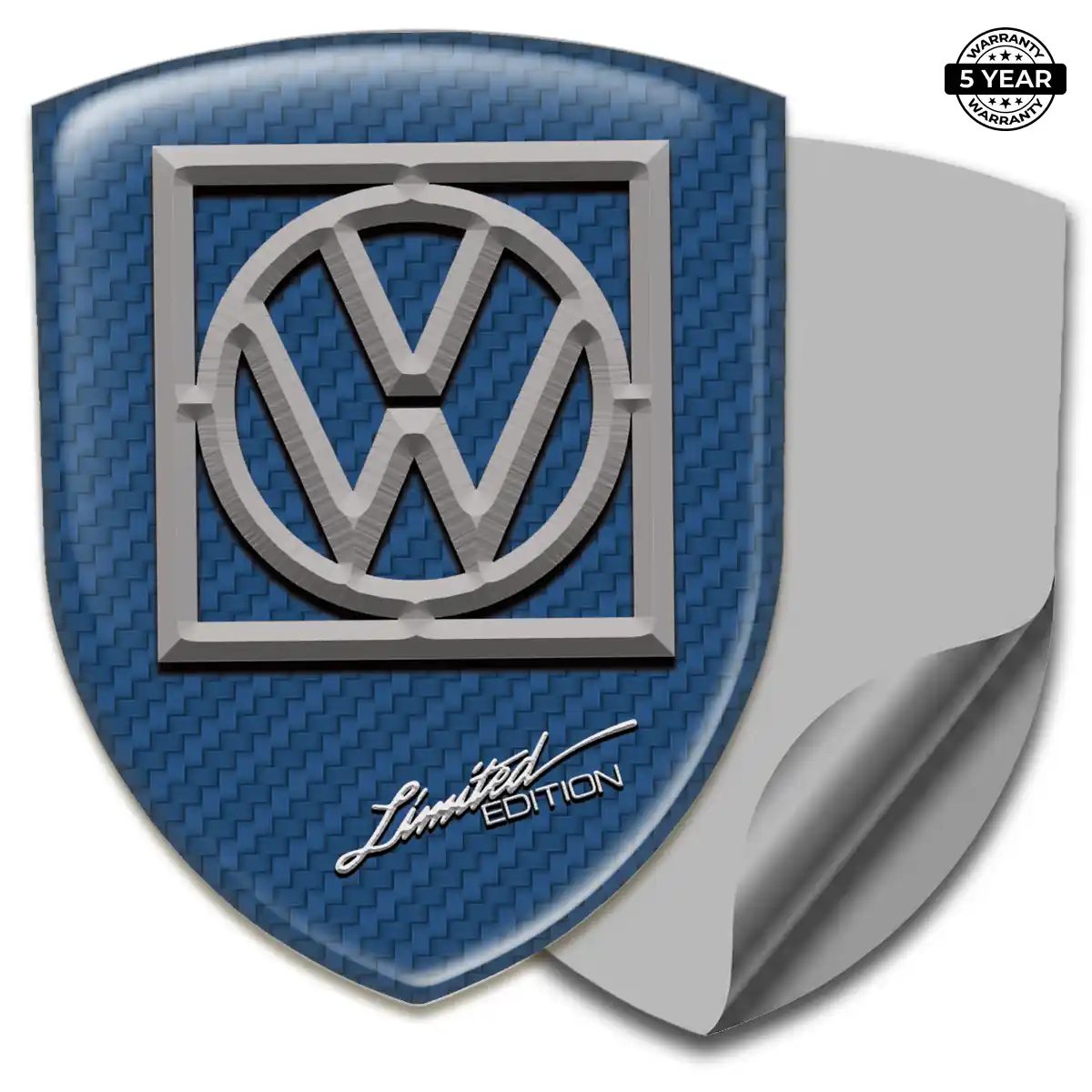 VW Car Emblem Decal Sleek Style