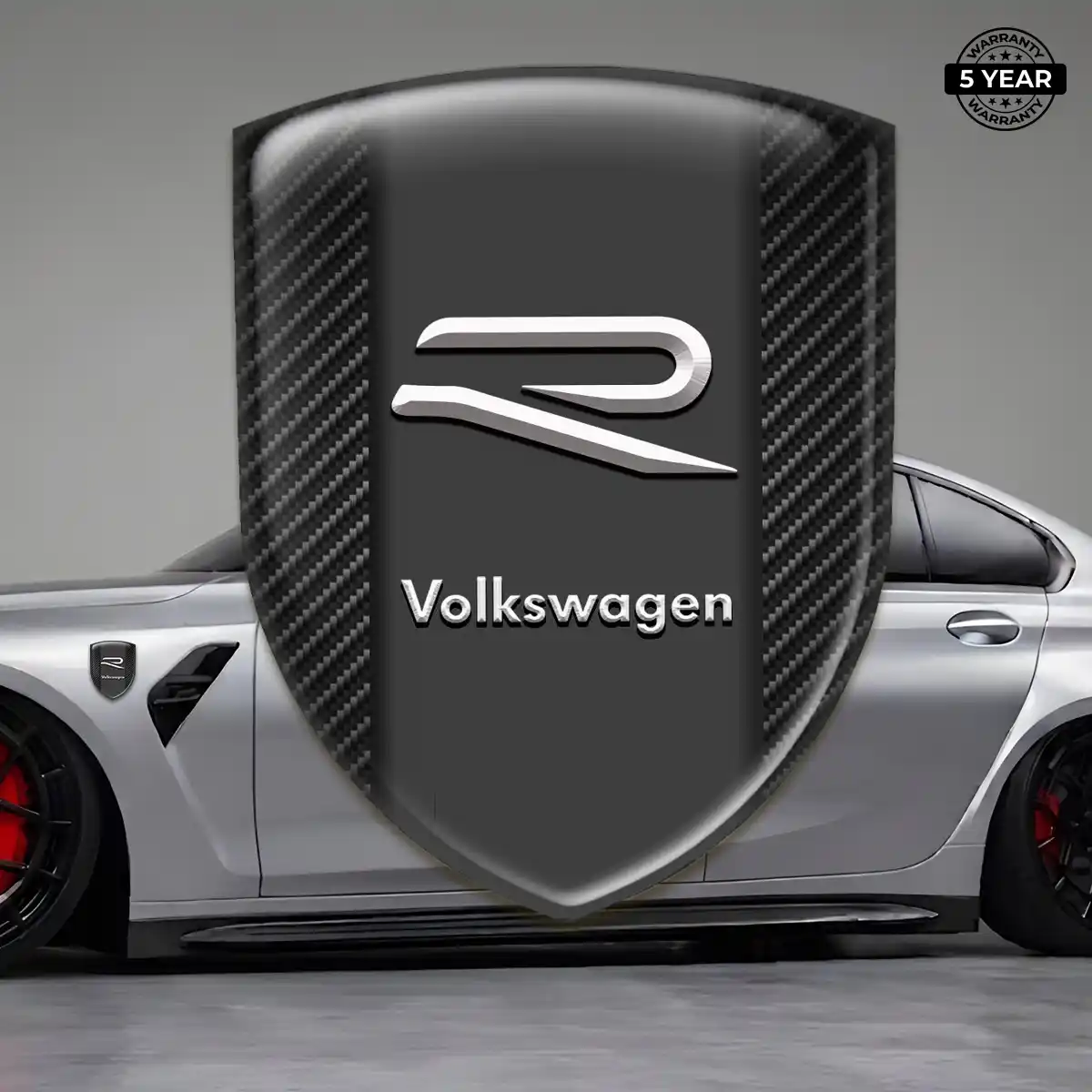 VW Car Logo Decal Elite Finish