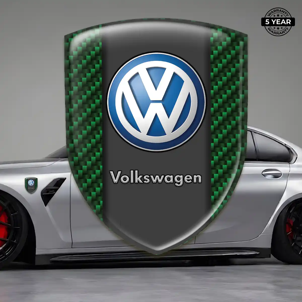 VW Car Logo Decal Refined Design