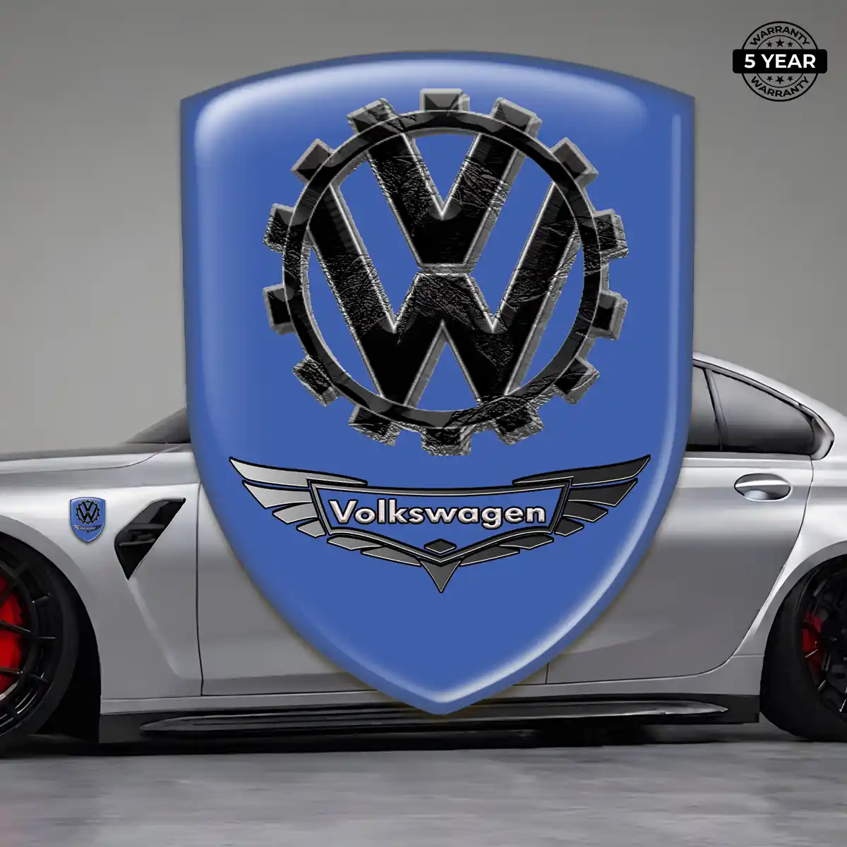 VW Car Logo Decal Sleek Style