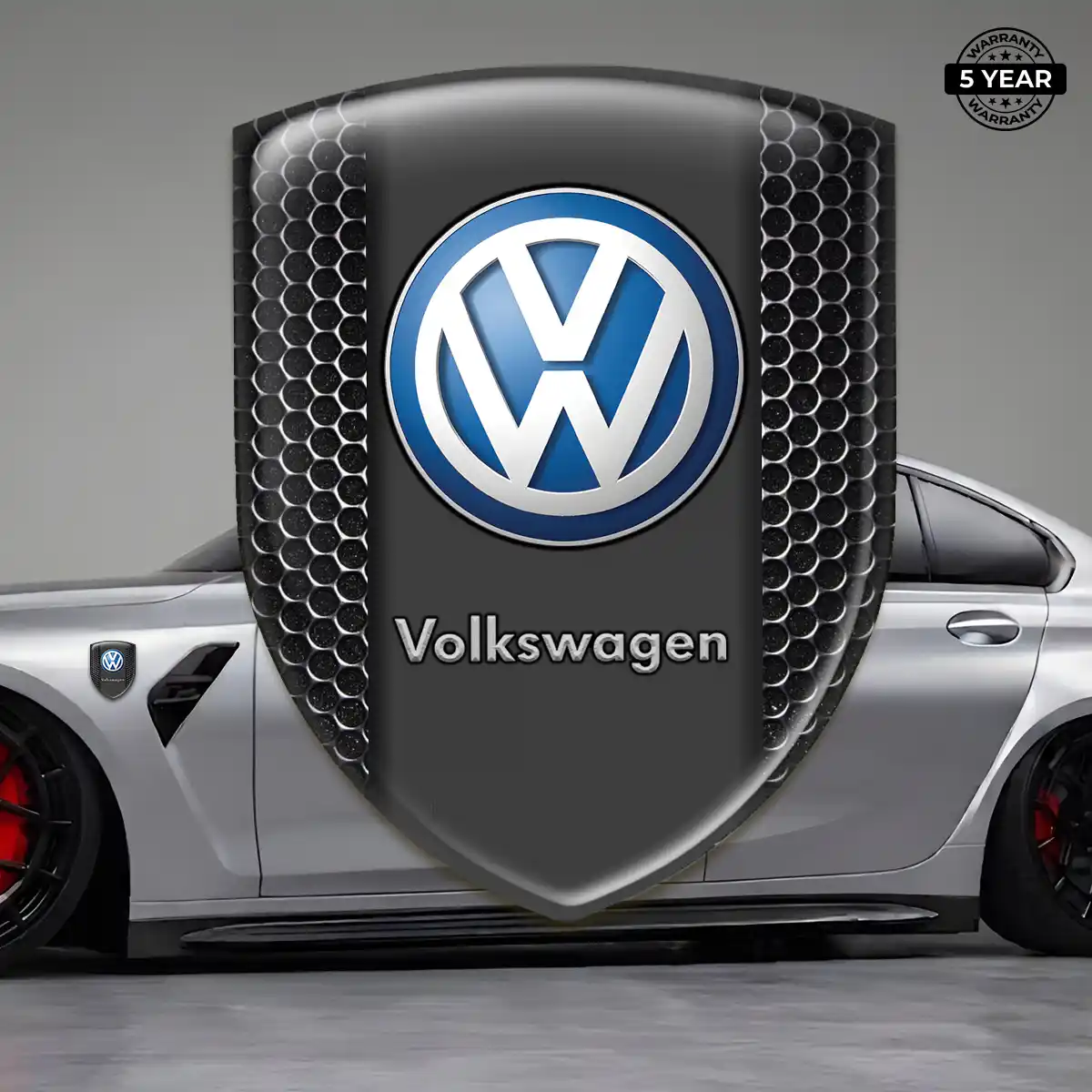 VW Crest Emblem Refined Design