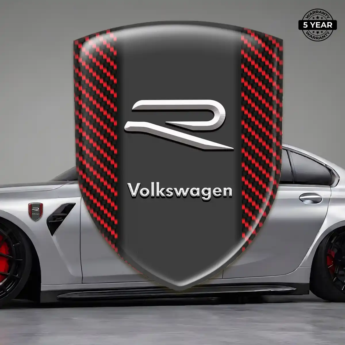 VW Crest Logo Emblem Refined Design