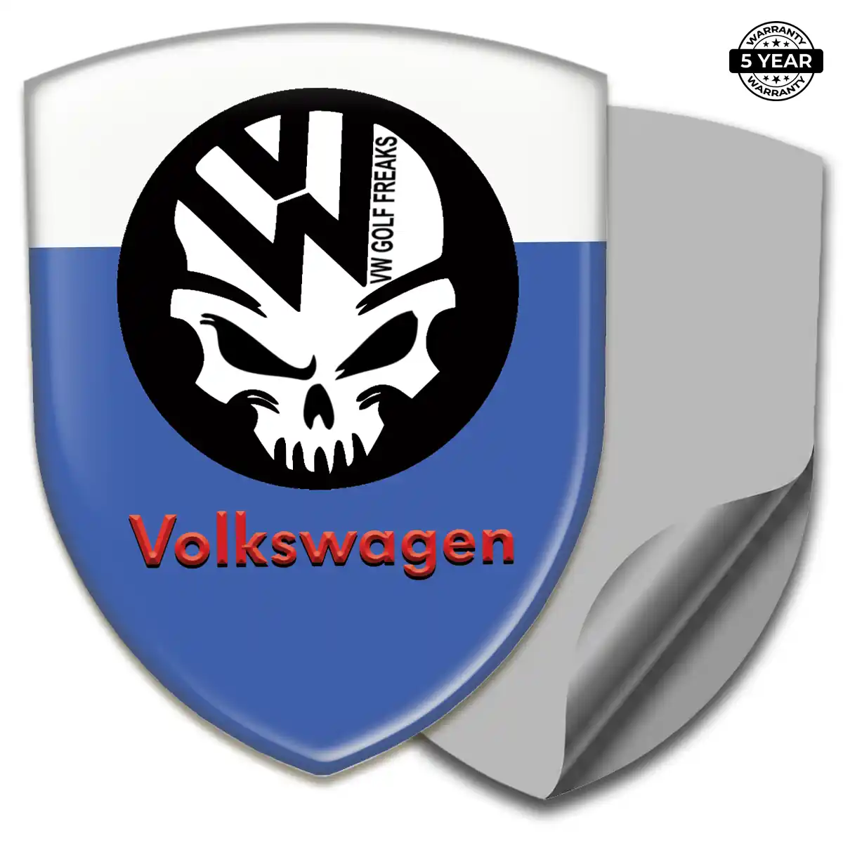 VW Domed Badge Elite Finish