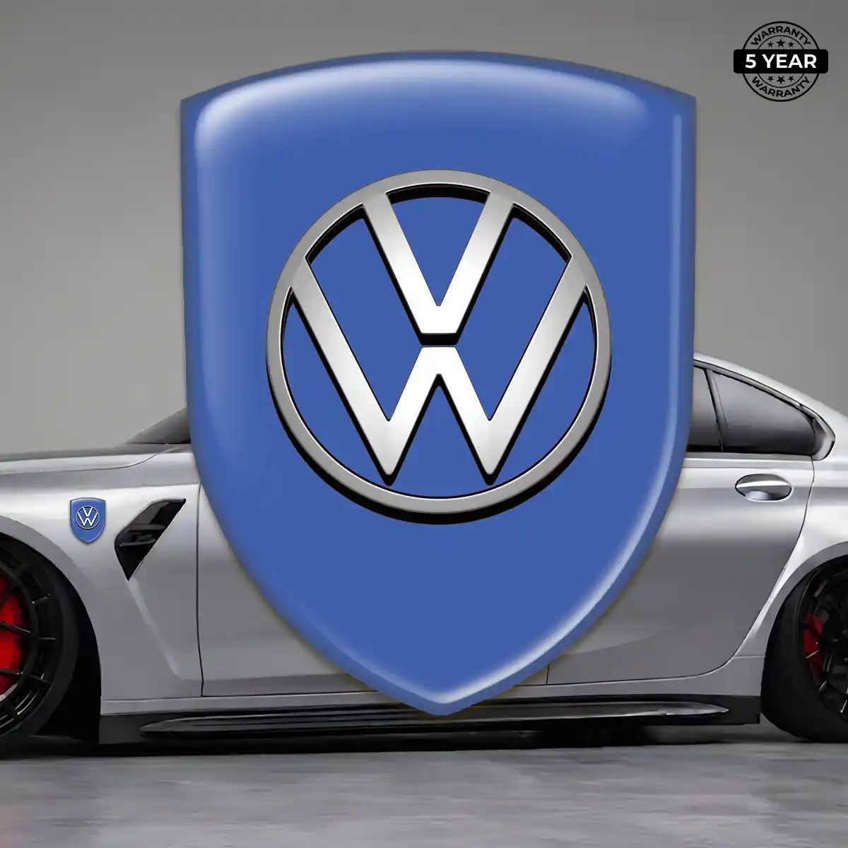 VW Domed Badge Refined Design