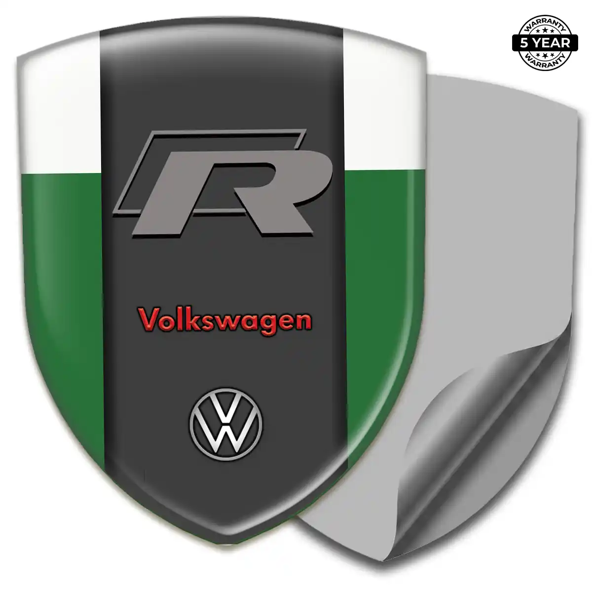 VW Domed Car Sticker Prime Quality