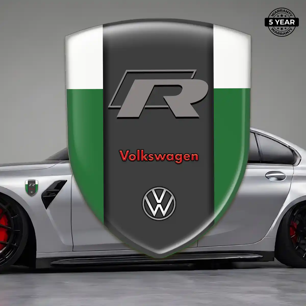 VW Domed Car Sticker Prime Quality