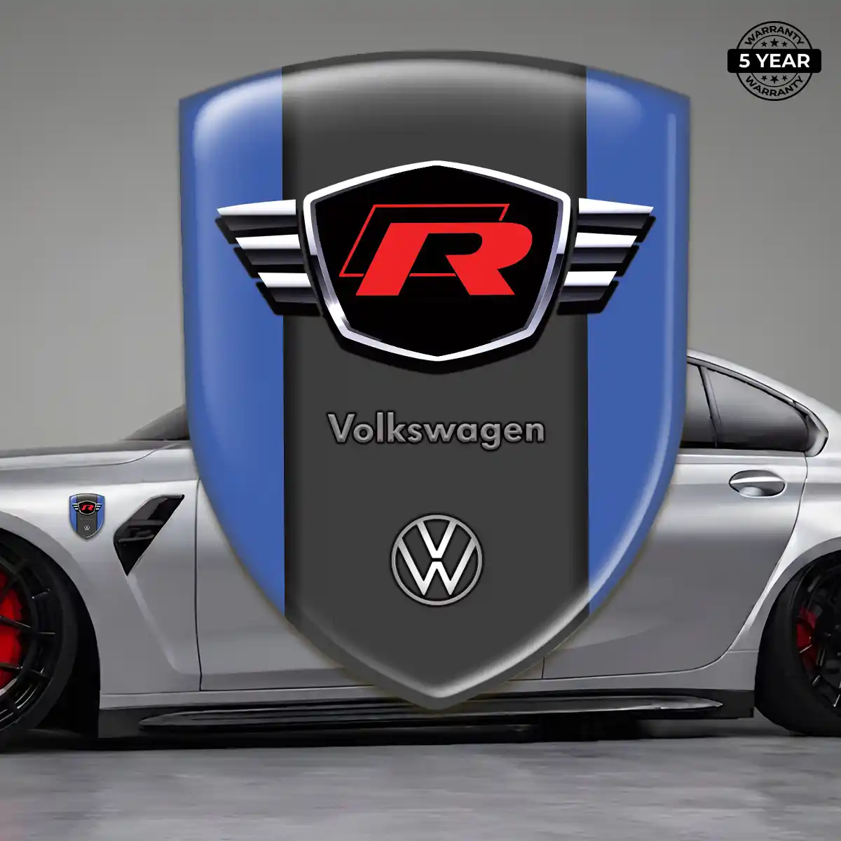 VW Domed Decal Elite Finish