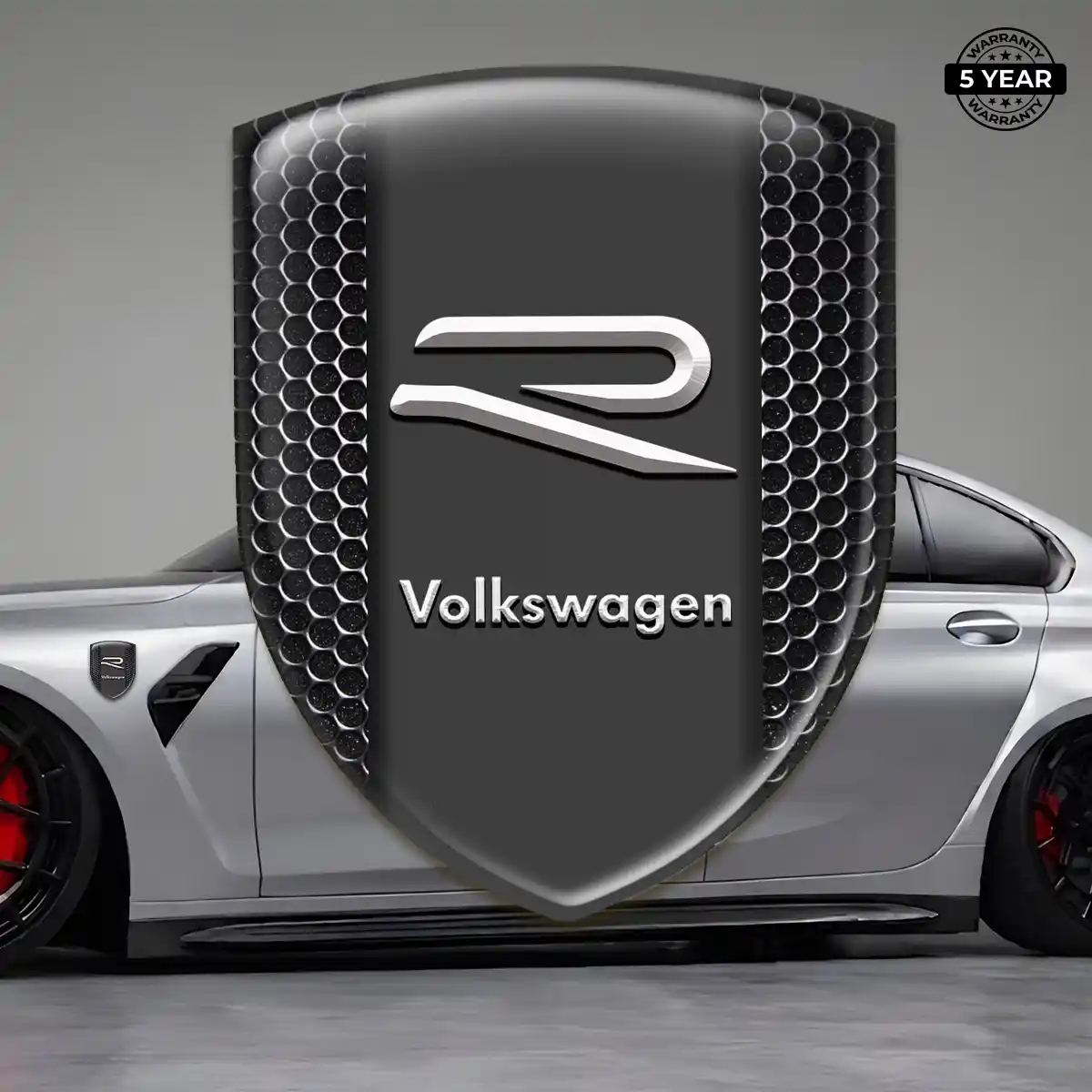 VW Domed Decal Sleek Style