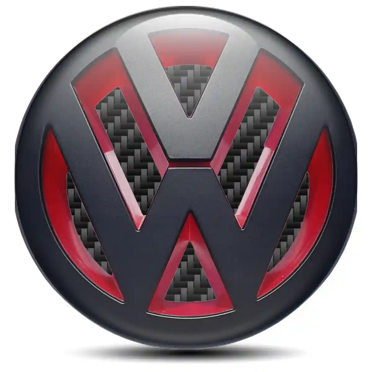 VW Domed Emblem Self-Adhesive Stylish Design