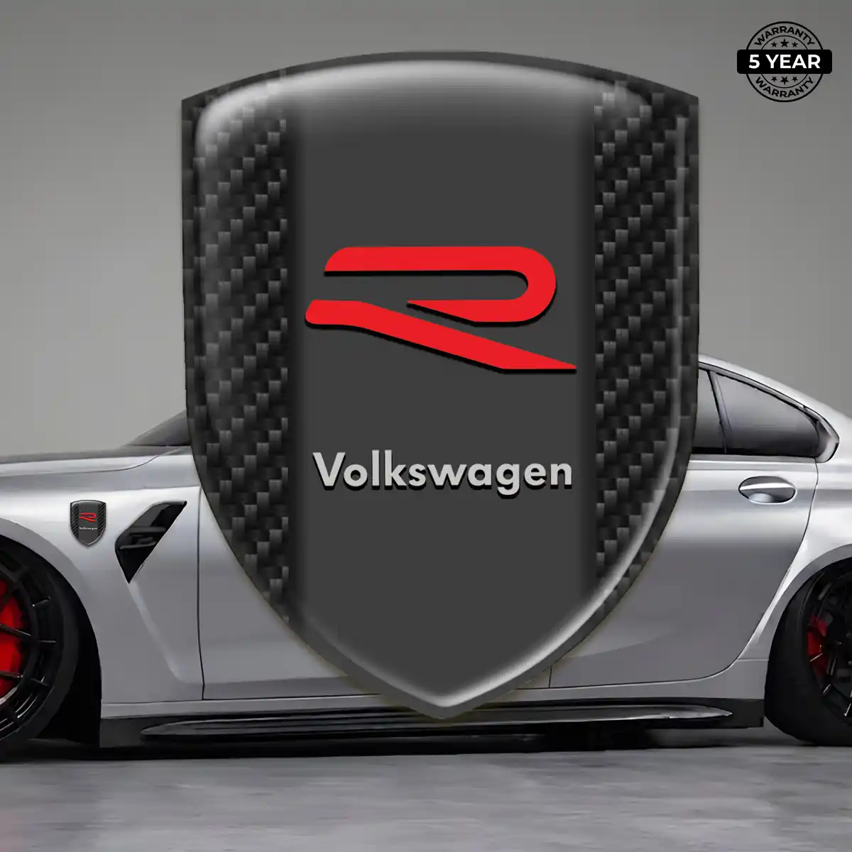 VW Domed Emblem Sleek Style