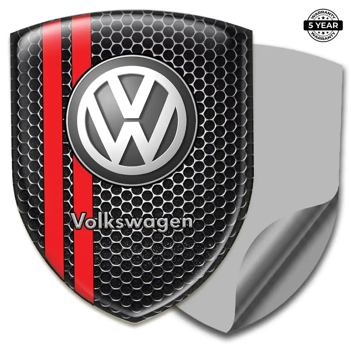 VW Domed Logo Decal Elite Finish