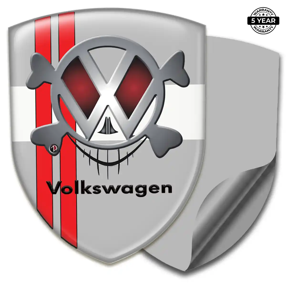VW Domed Logo Decal Prime Quality