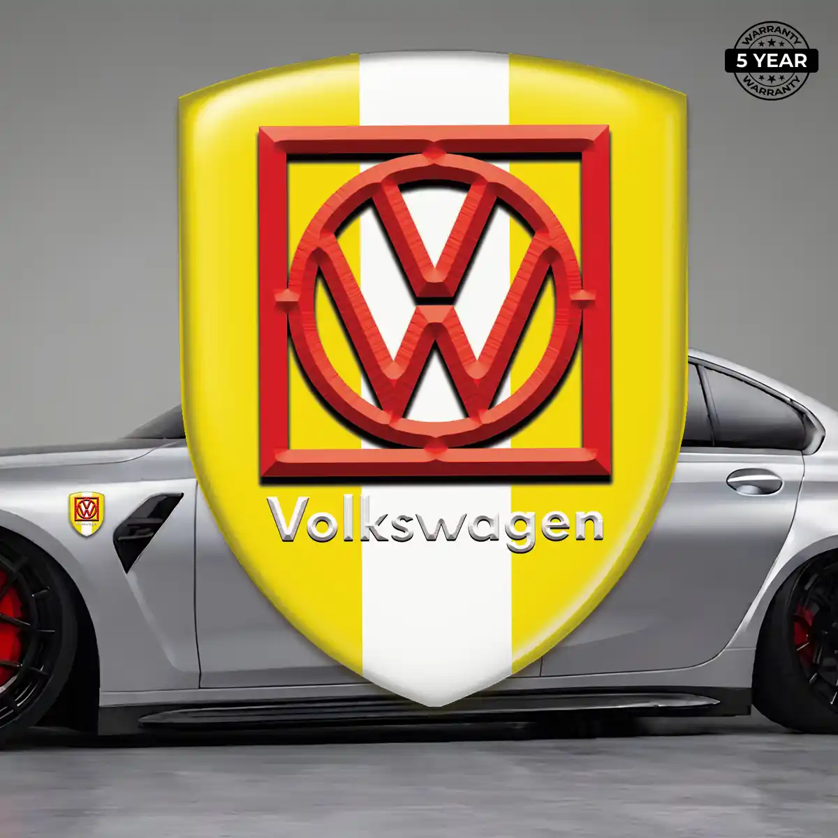 VW Domed Logo Sticker Elite Finish