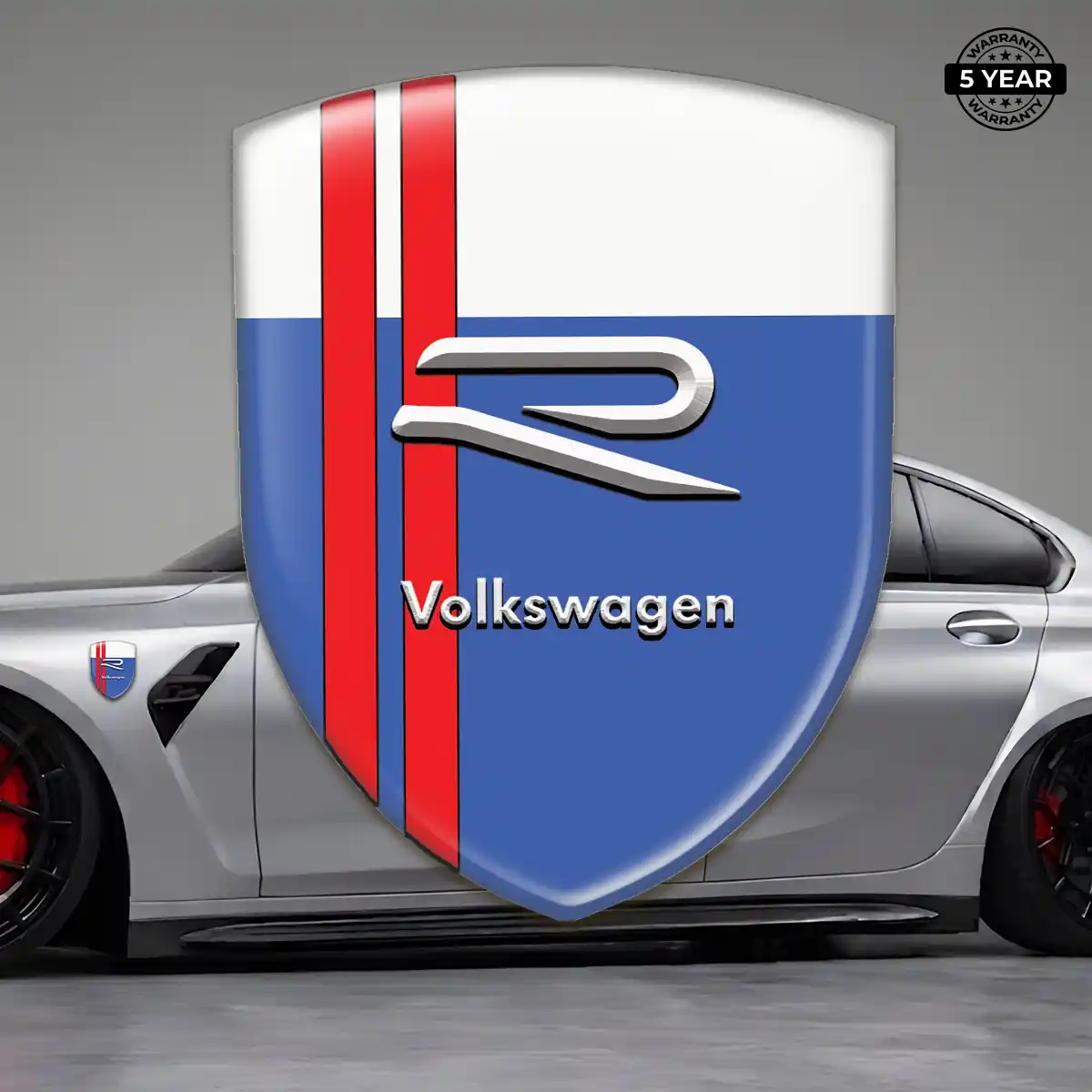 VW Domed Logo Sticker Prime Quality