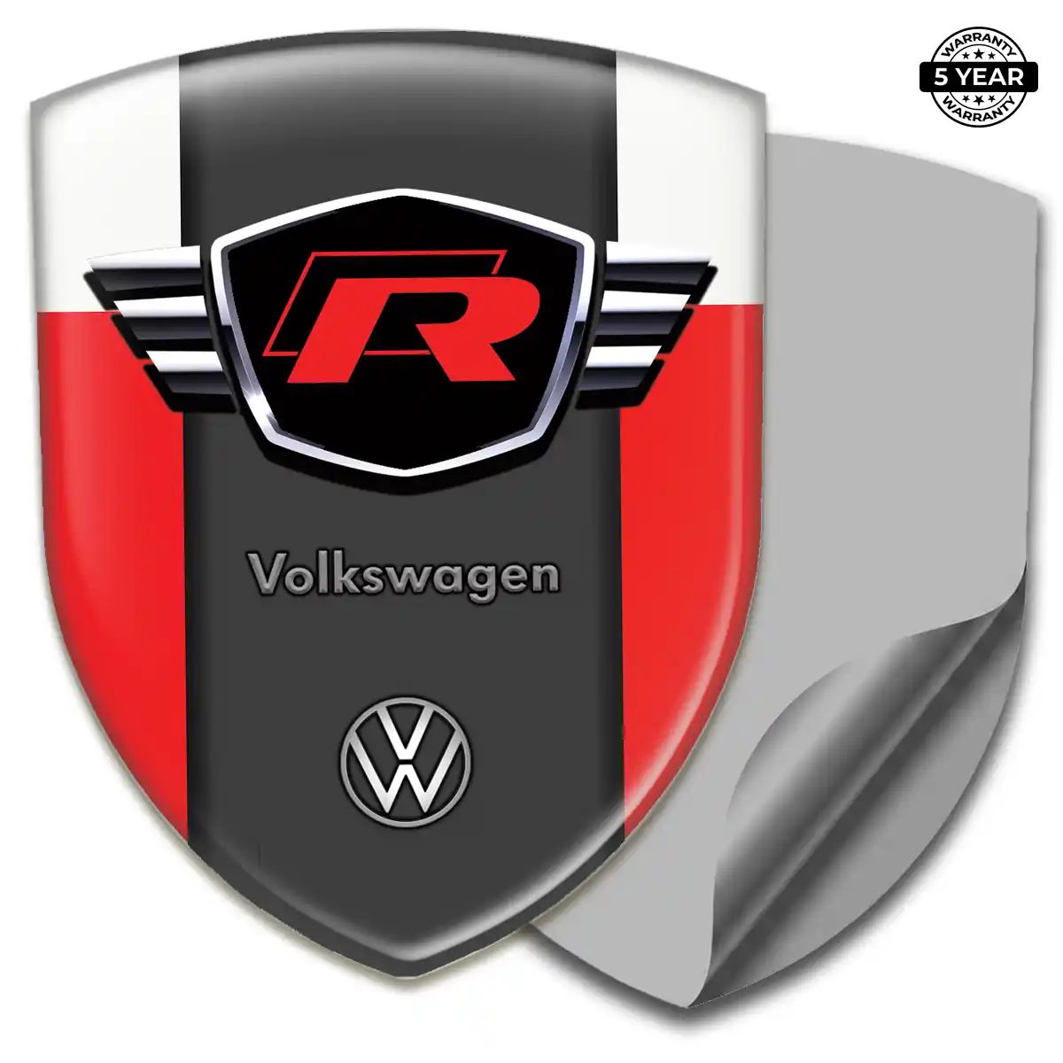VW Domed Logo Sticker Superior Craft