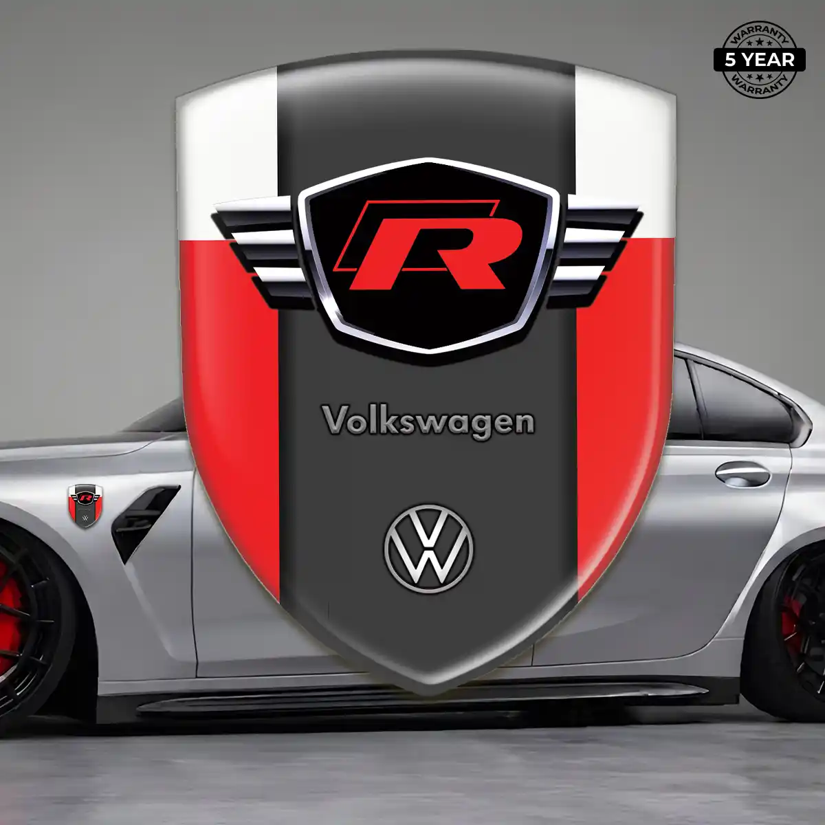 VW Domed Logo Sticker Superior Craft