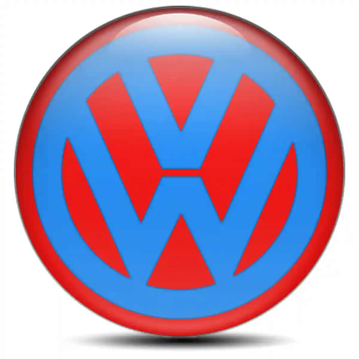VW Domed Sticker Premium Quality
