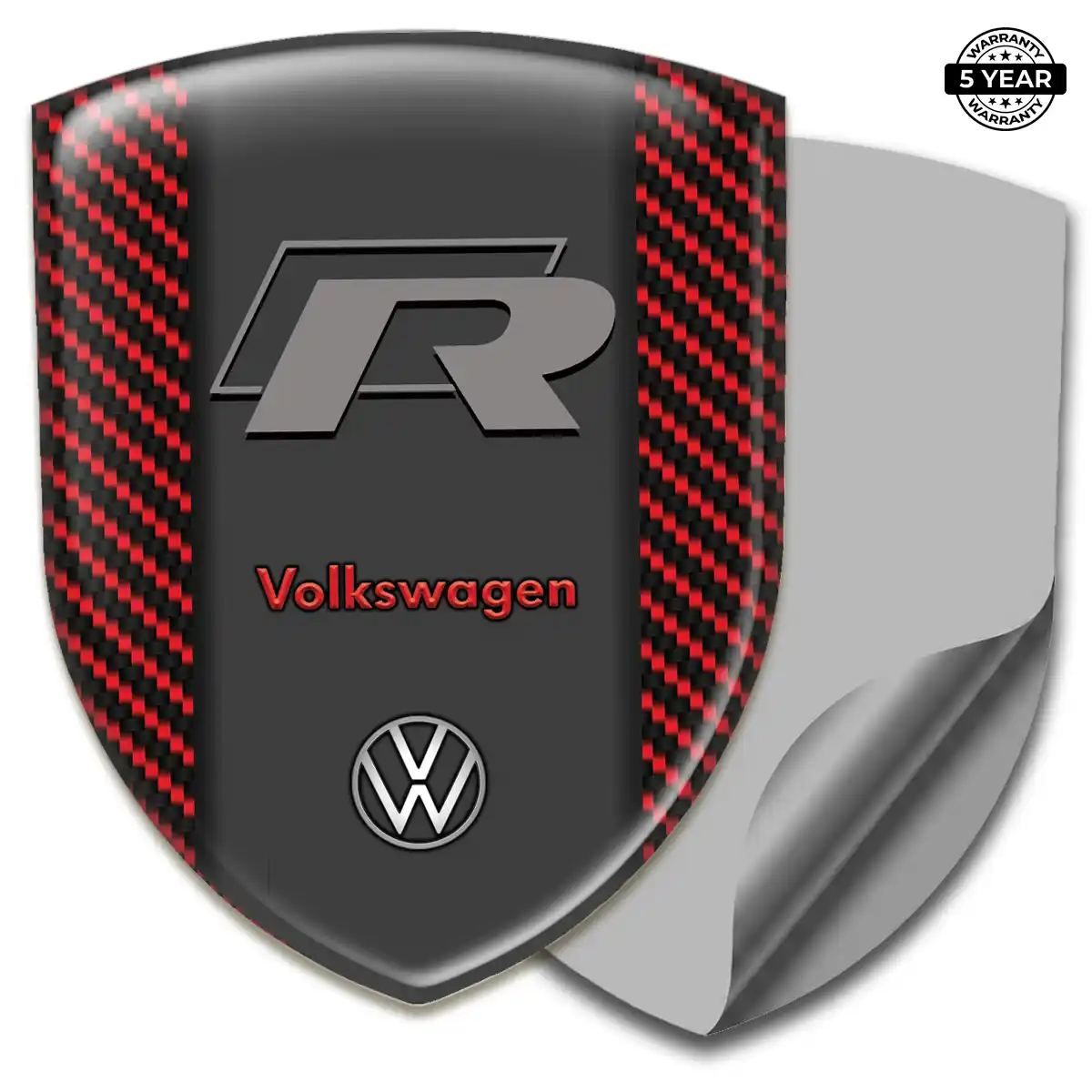 VW Emblem Badge Logo Sleek Style