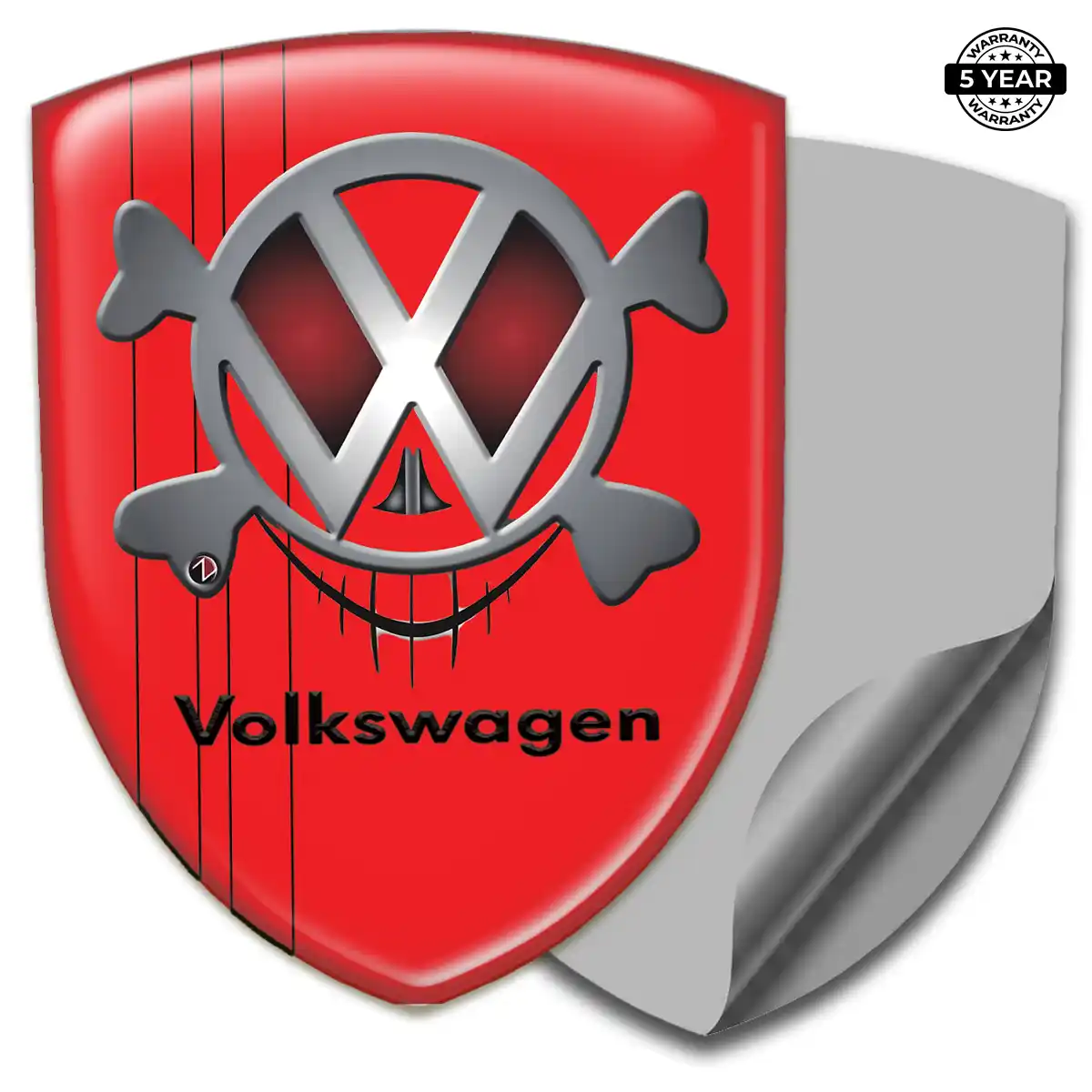 VW Emblem Badge Refined Design