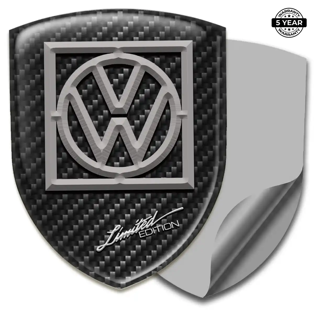 VW Emblem Badge Sleek Style