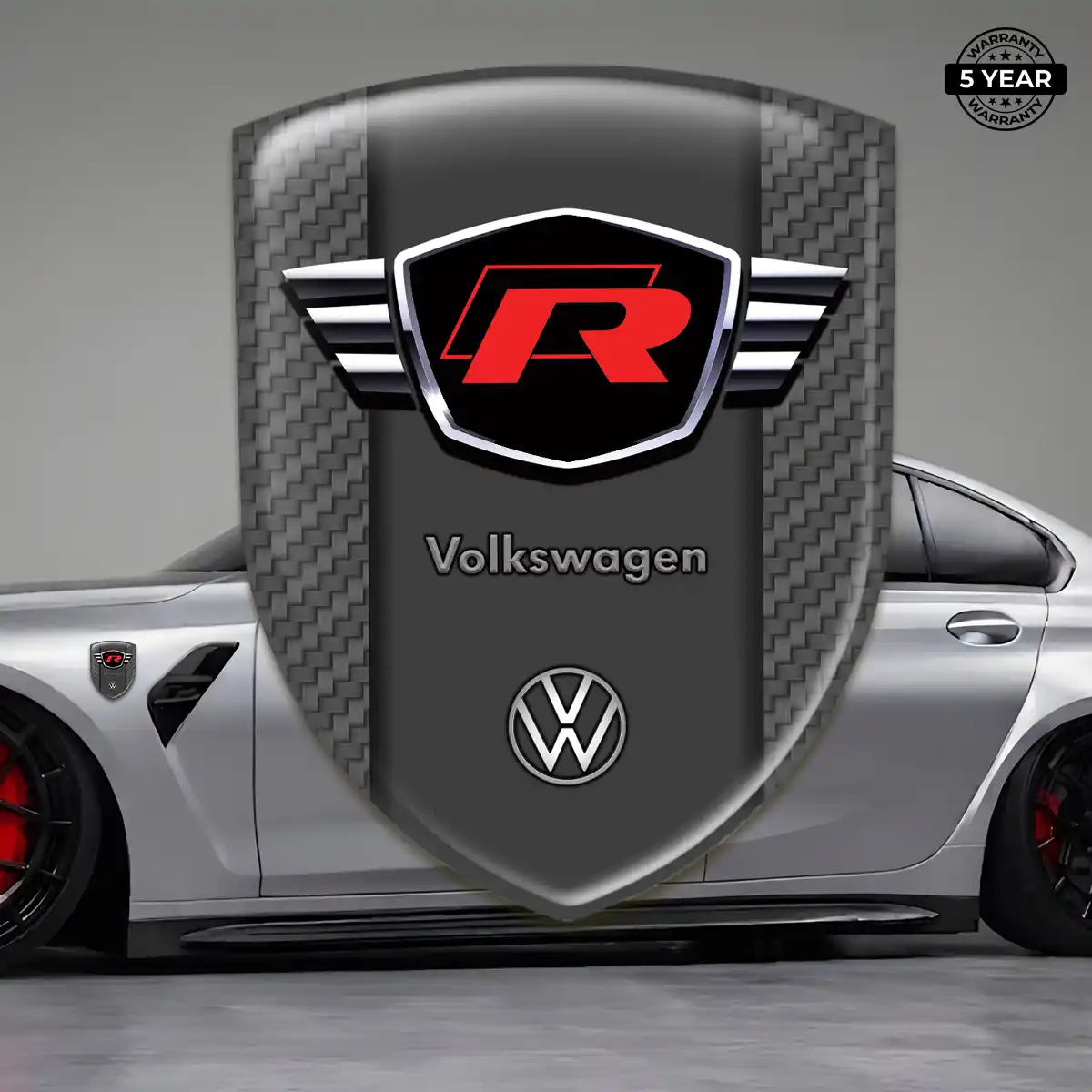 VW Emblem Crest Elite Finish