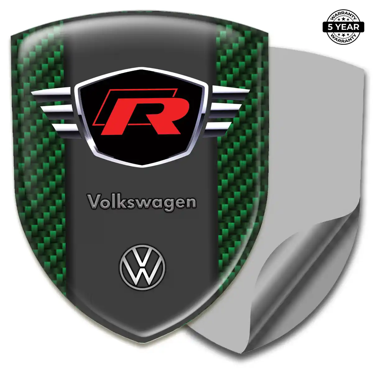 VW Emblem Crest Refined Design