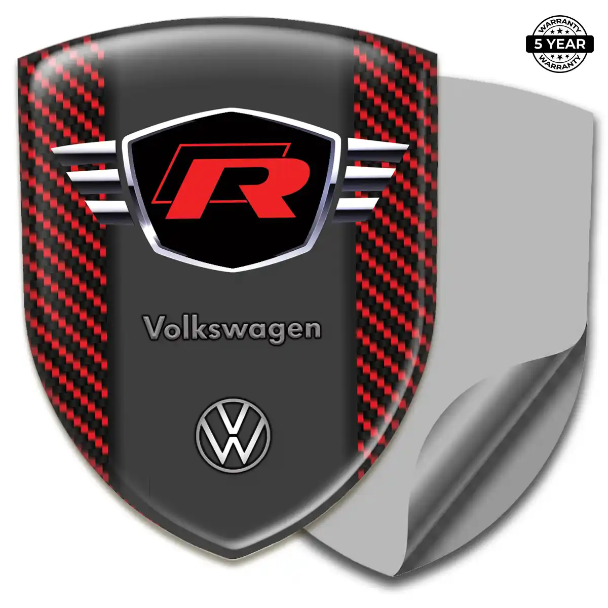 VW Emblem Crest Sleek Style