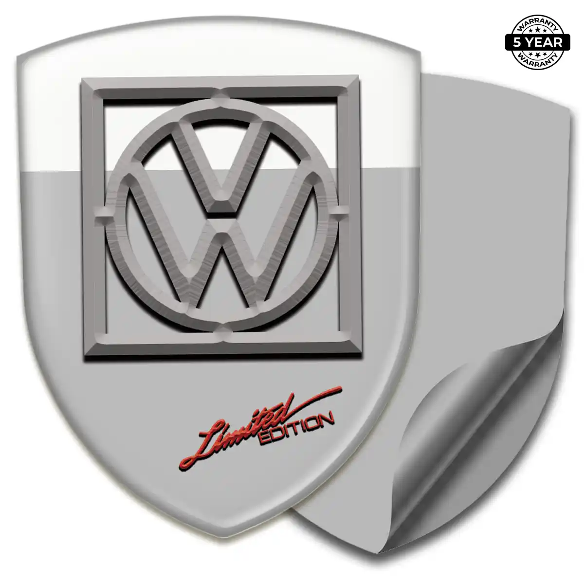 VW Emblem Domed Badge Prime Quality