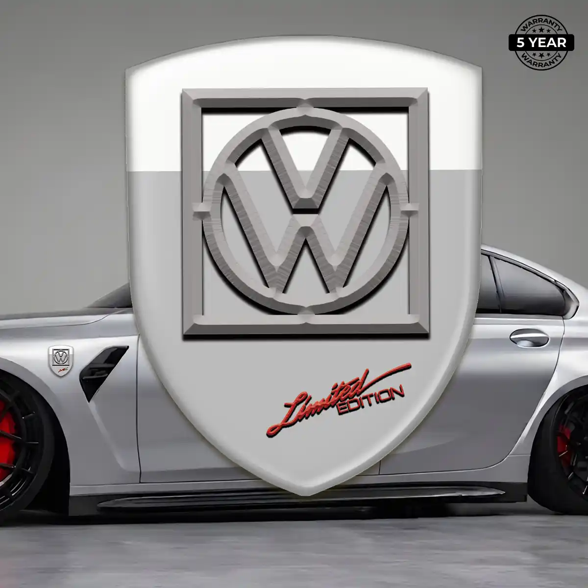 VW Emblem Domed Badge Prime Quality