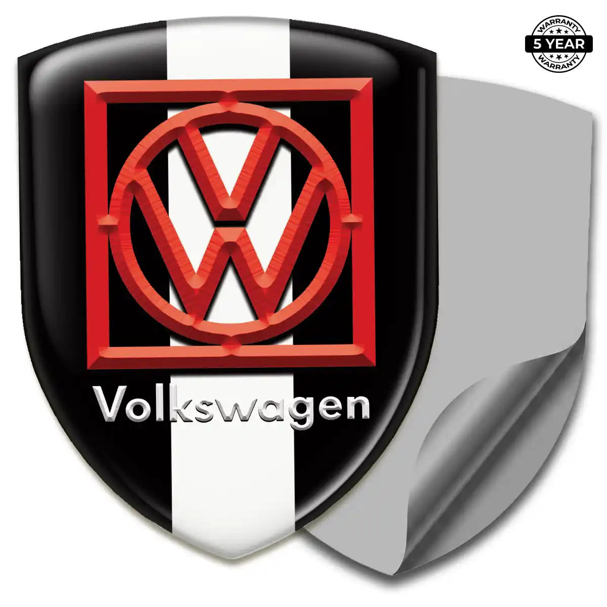 VW Emblem Domed Badge Signature Grade