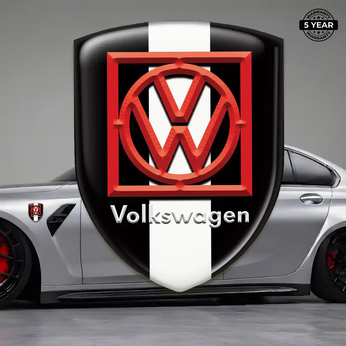 VW Emblem Domed Badge Signature Grade