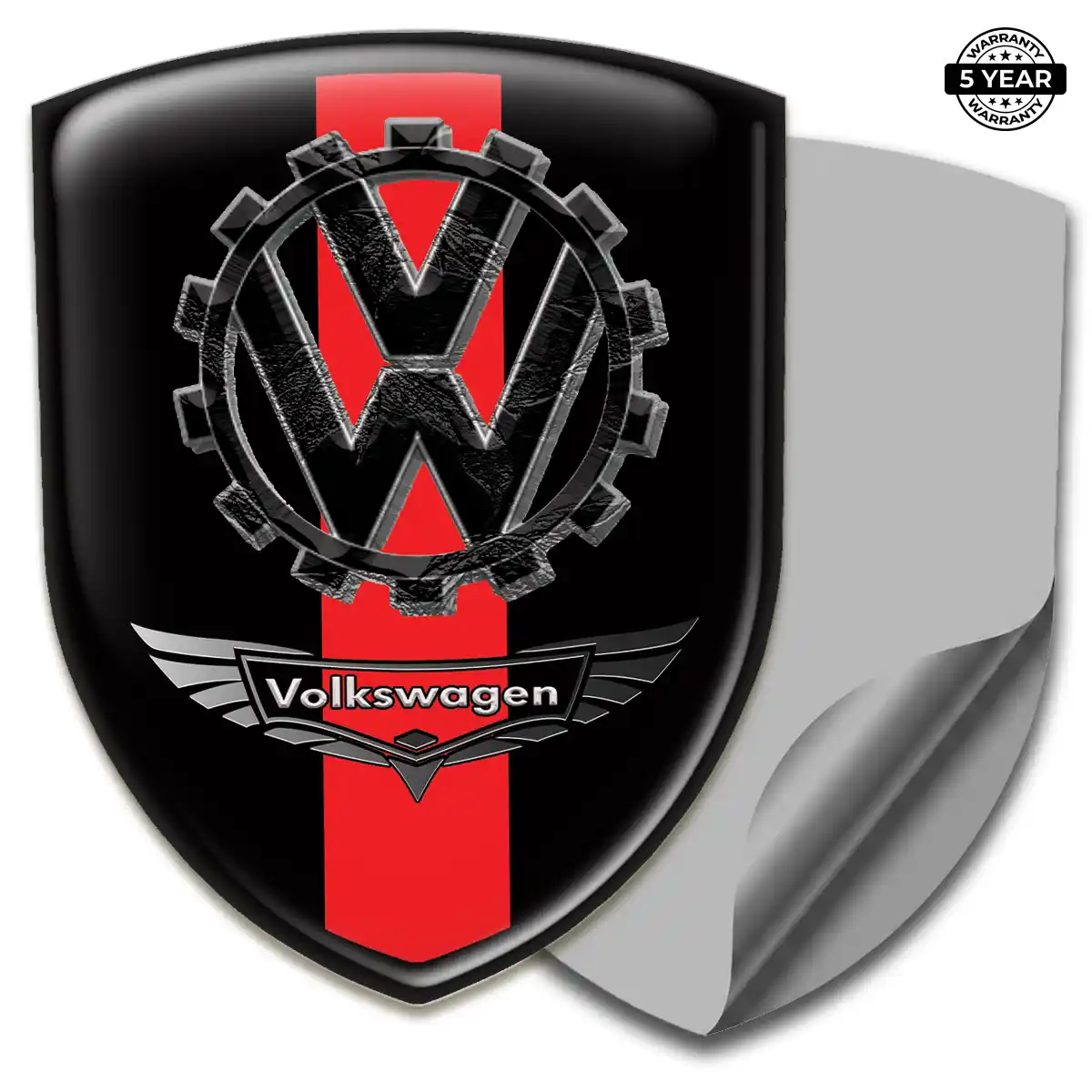 VW Emblem Domed Badge Superior Craft