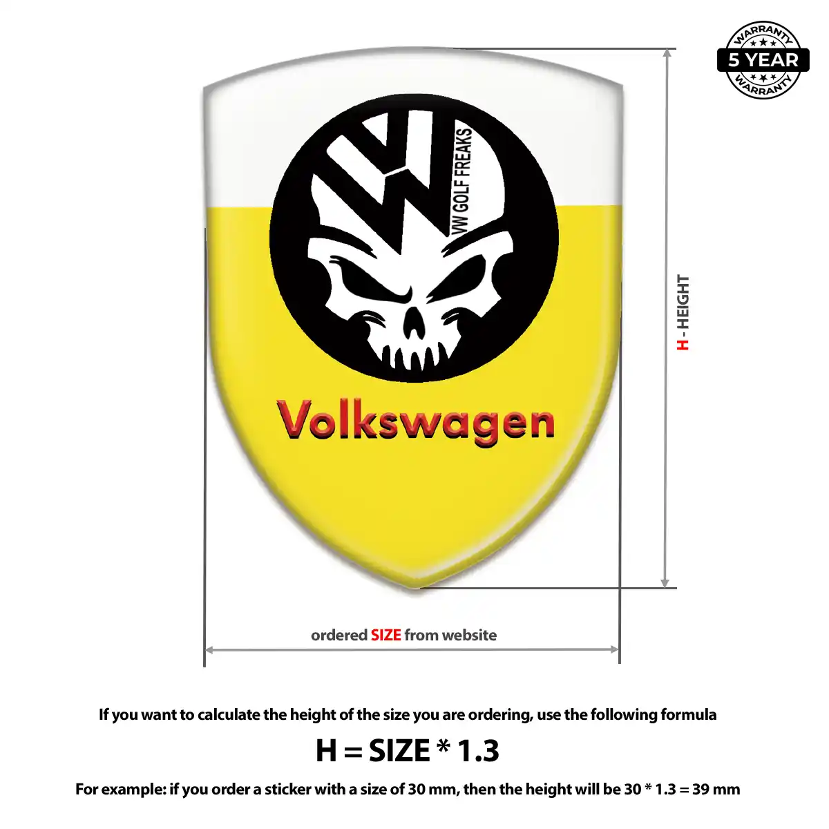 VW Emblem Elite Finish