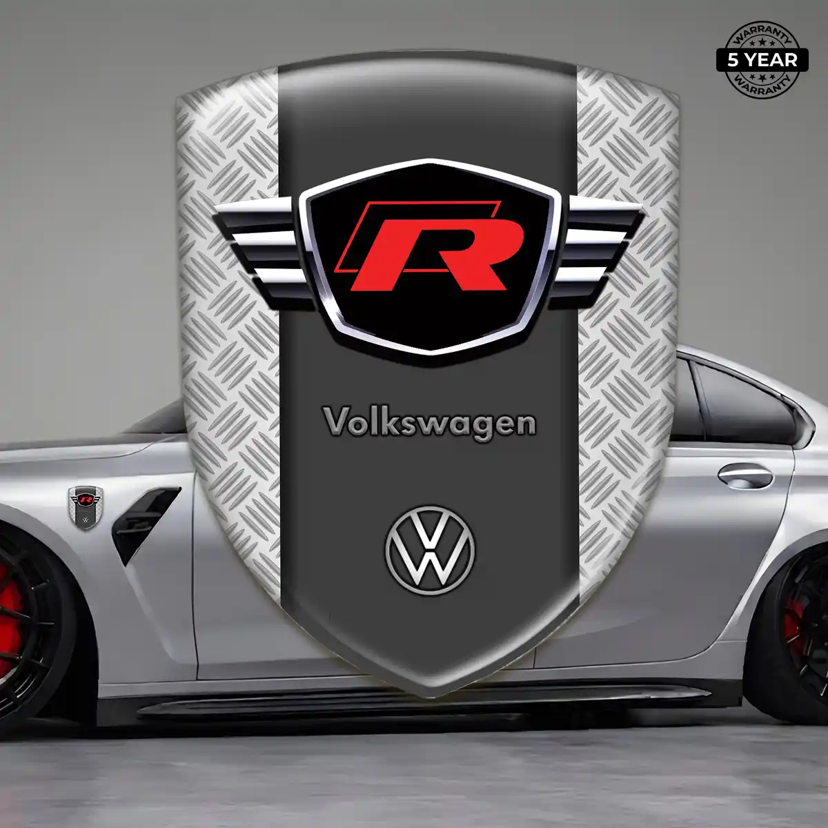 VW Emblem Logo Badge Refined Design