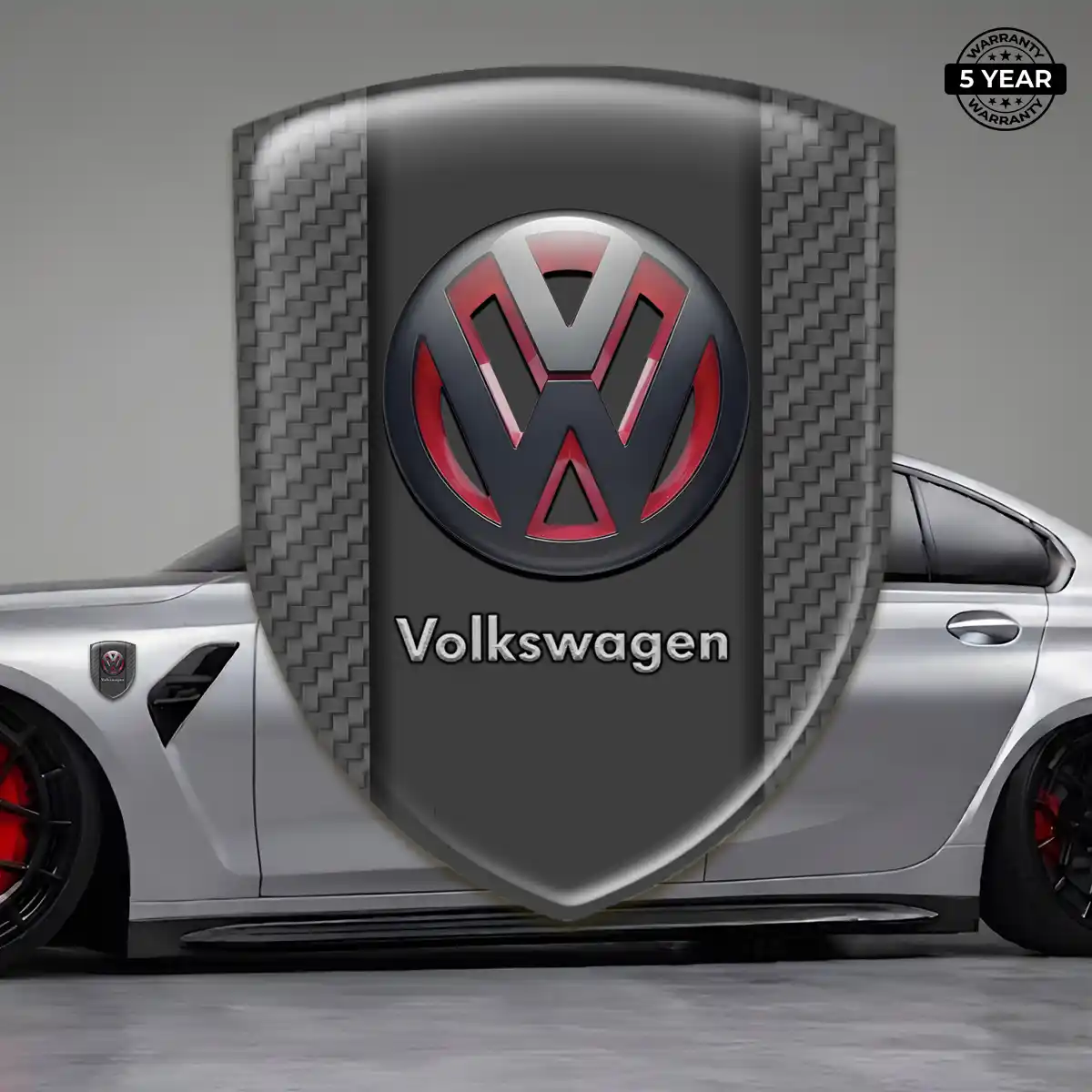 VW Emblem Logo Badge Signature Grade