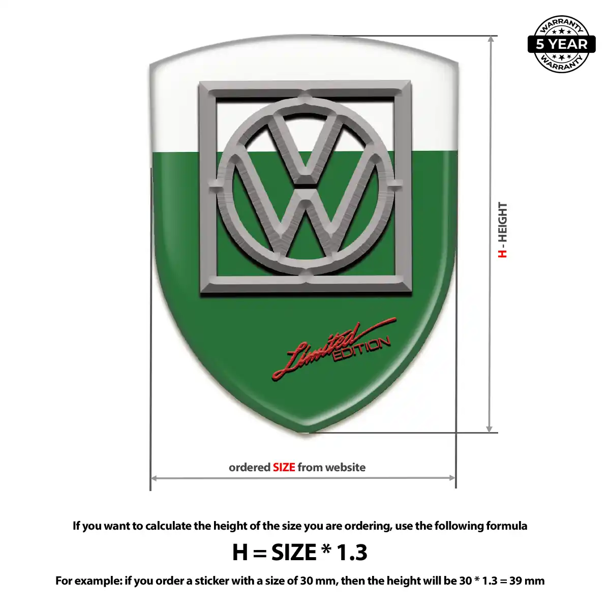 VW Emblem Logo Prime Quality