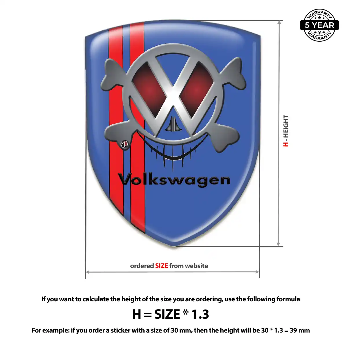 VW Emblem Logo Refined Design