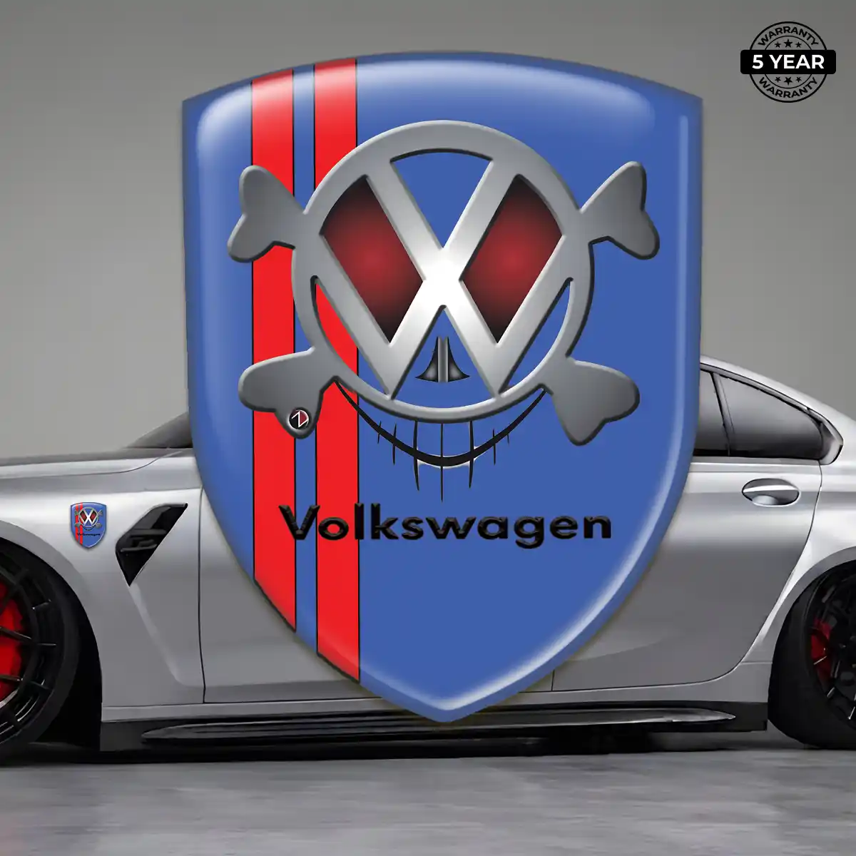 VW Emblem Logo Refined Design