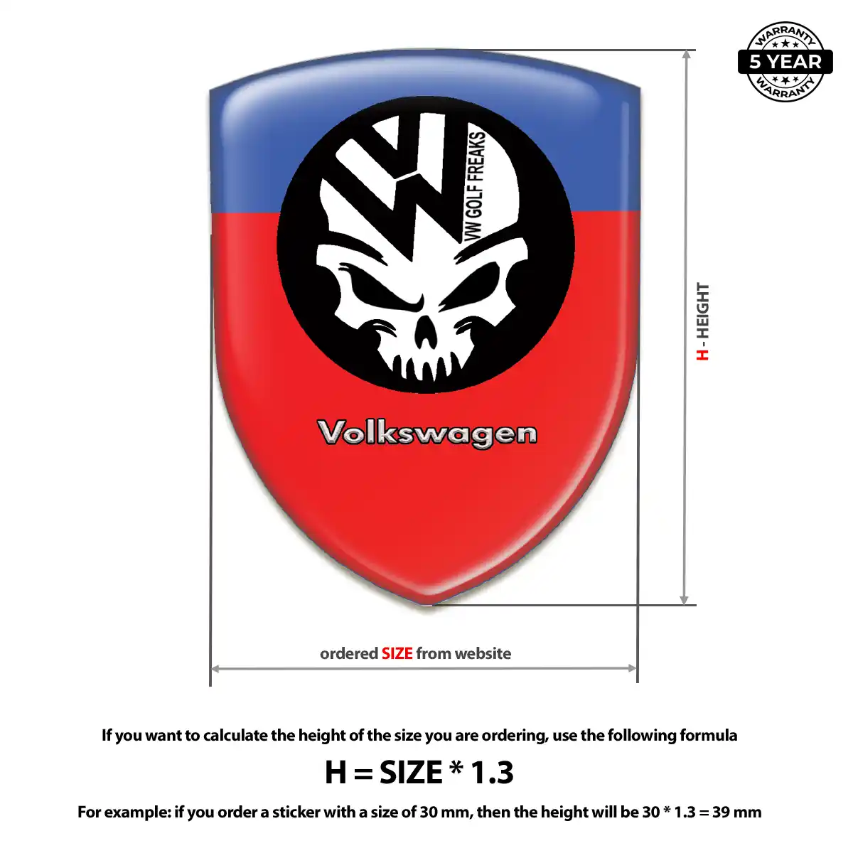 VW Emblem Prime Quality