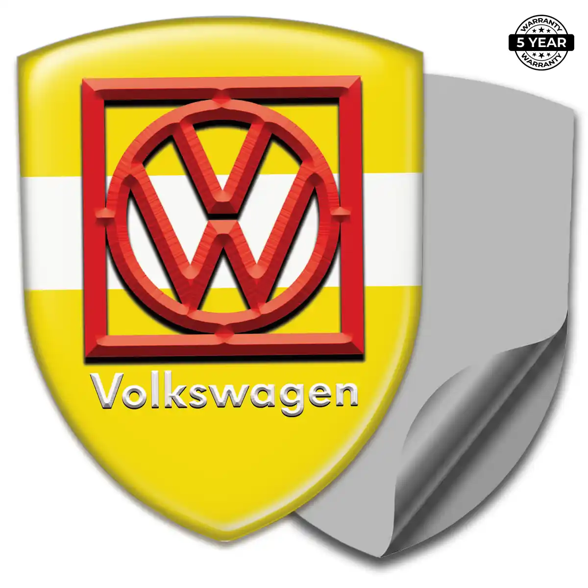 VW Emblem Shield Refined Design