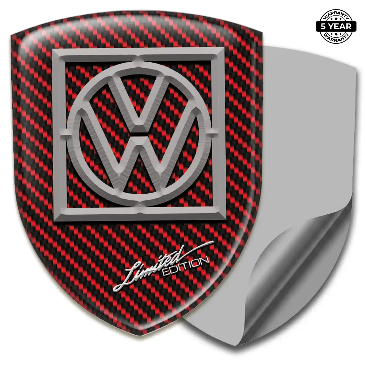 VW Emblem Shield Sleek Style