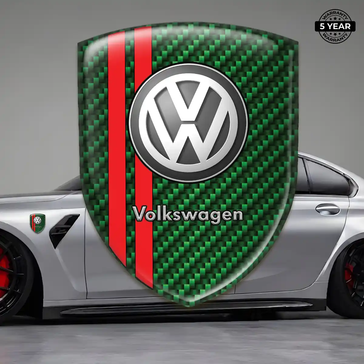 VW Emblem Silicone Refined Design